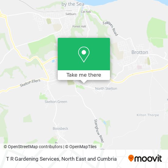 T R Gardening Services map