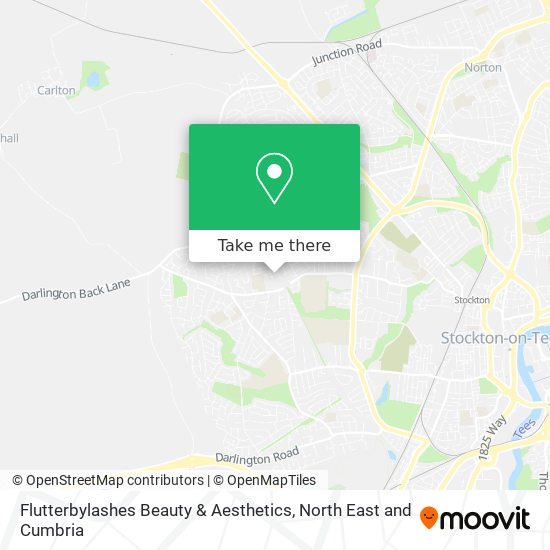 Flutterbylashes Beauty & Aesthetics map