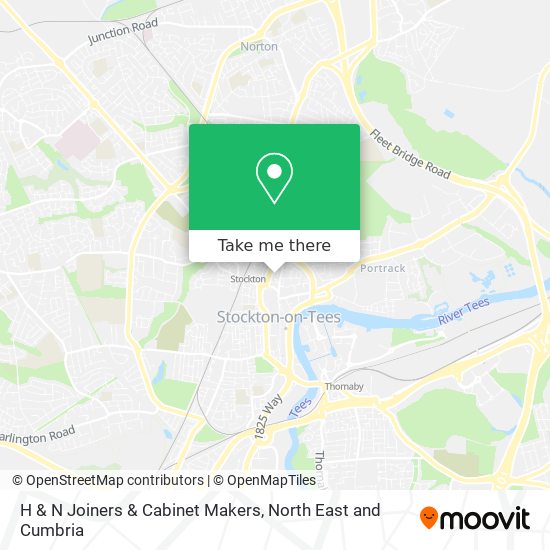 H & N Joiners & Cabinet Makers map