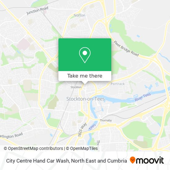 City Centre Hand Car Wash map