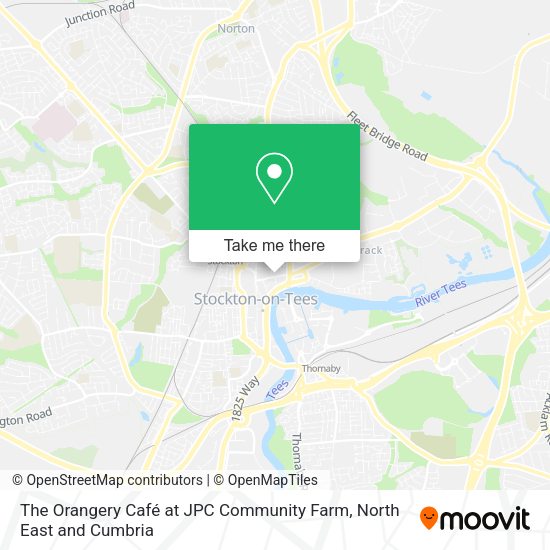 The Orangery Café at JPC Community Farm map