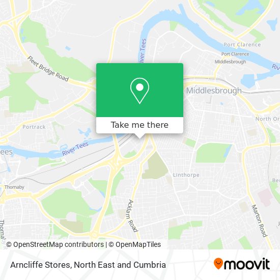 Arncliffe Stores map