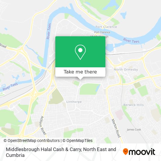Middlesbrough Halal Cash & Carry map