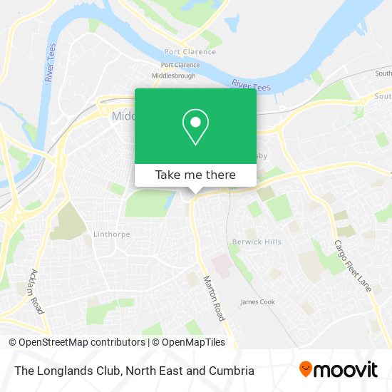 The Longlands Club map