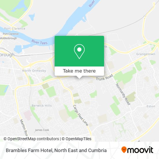 Brambles Farm Hotel map