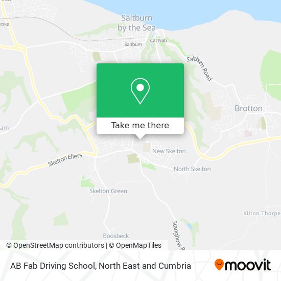AB Fab Driving School map
