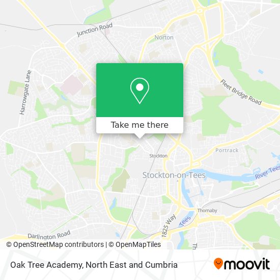 Oak Tree Academy map