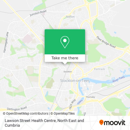 Lawson Street Health Centre map