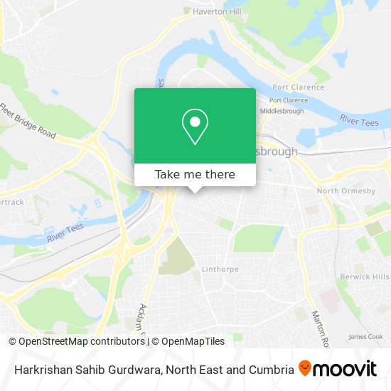 Harkrishan Sahib Gurdwara map