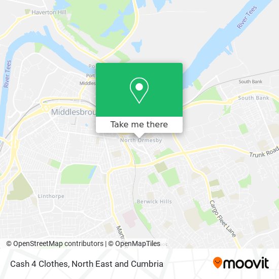 Cash 4 Clothes map