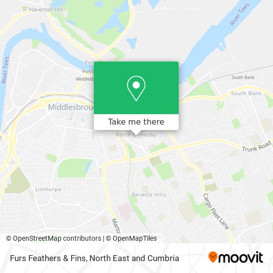 Furs Feathers & Fins map
