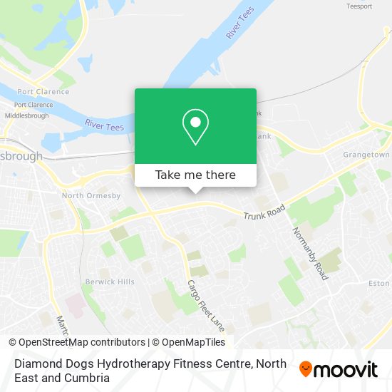 Diamond Dogs Hydrotherapy Fitness Centre map