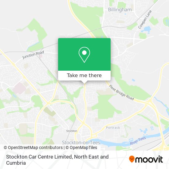 Stockton Car Centre Limited map