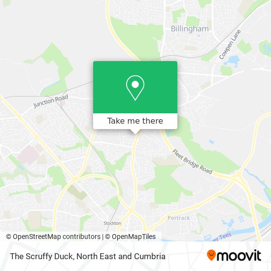The Scruffy Duck map