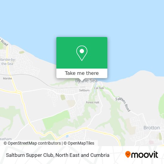 Saltburn Supper Club map