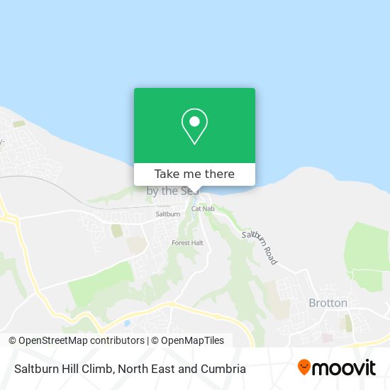 Saltburn Hill Climb map