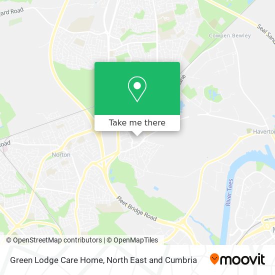 Green Lodge Care Home map