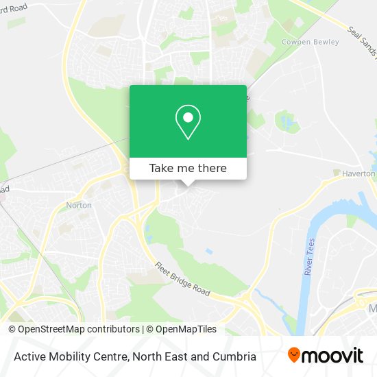 Active Mobility Centre map