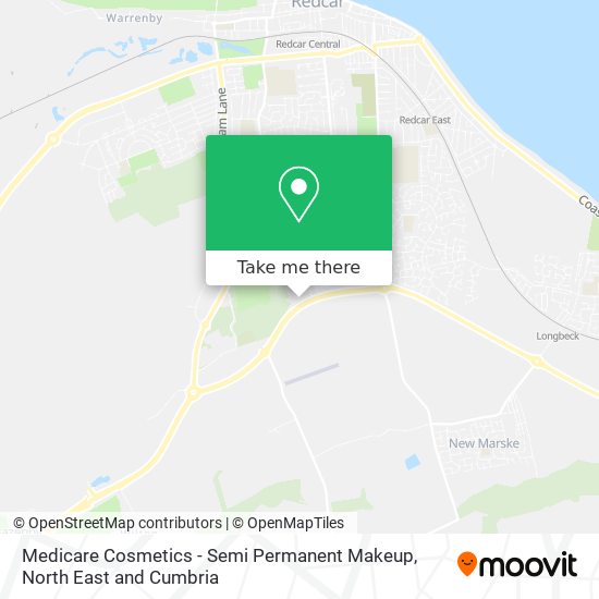 Medicare Cosmetics - Semi Permanent Makeup map