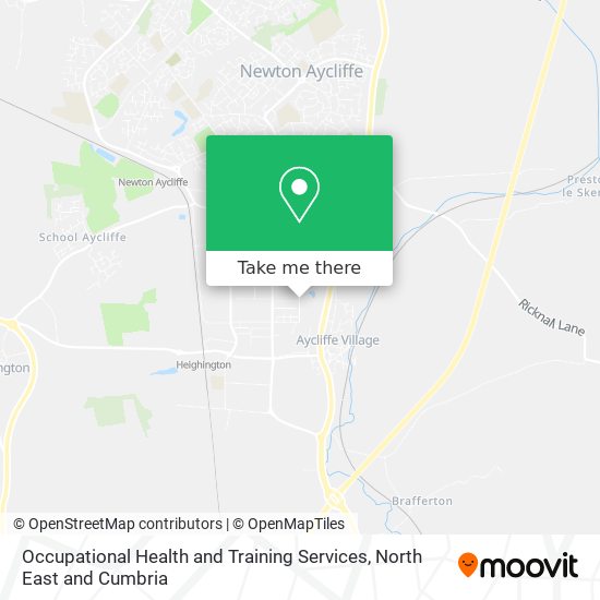 Occupational Health and Training Services map