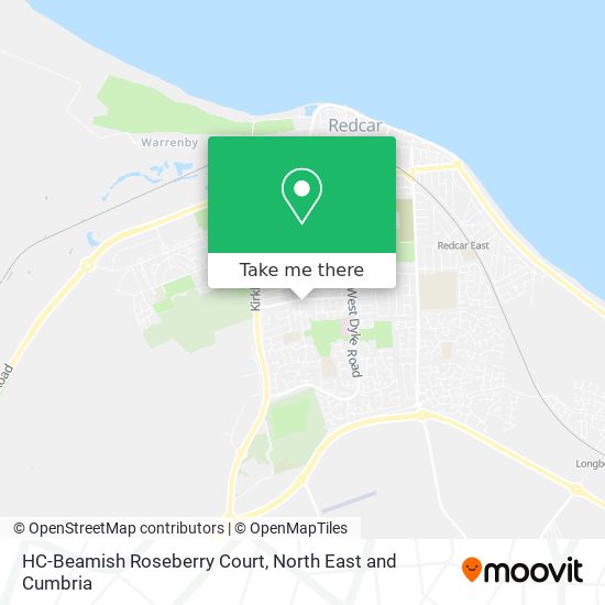 HC-Beamish Roseberry Court map