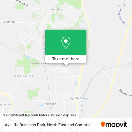 Aycliffe Business Park map