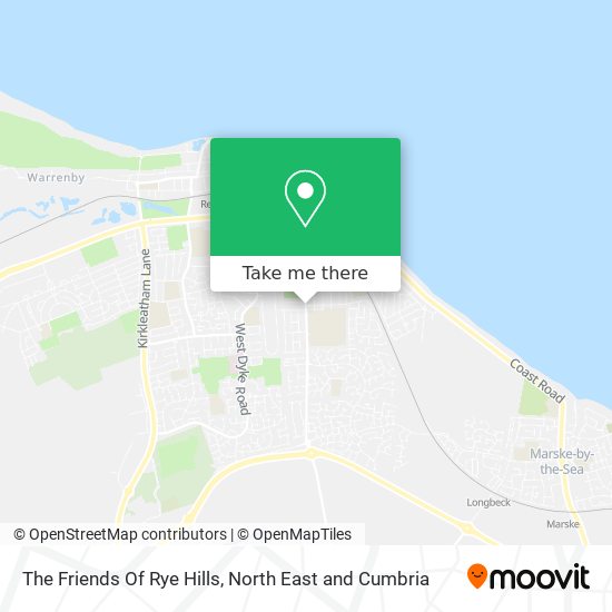 The Friends Of Rye Hills map