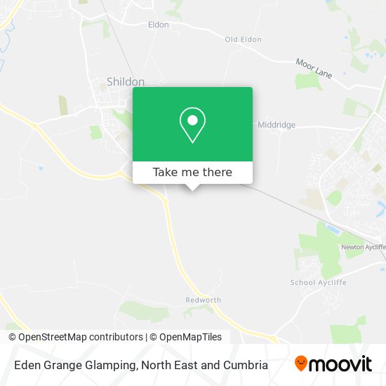 Eden Grange Glamping map