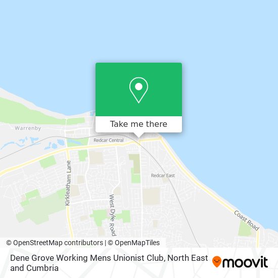 Dene Grove Working Mens Unionist Club map