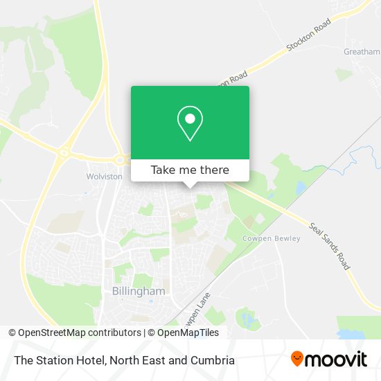 The Station Hotel map