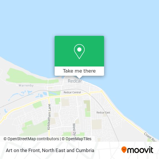 Art on the Front map