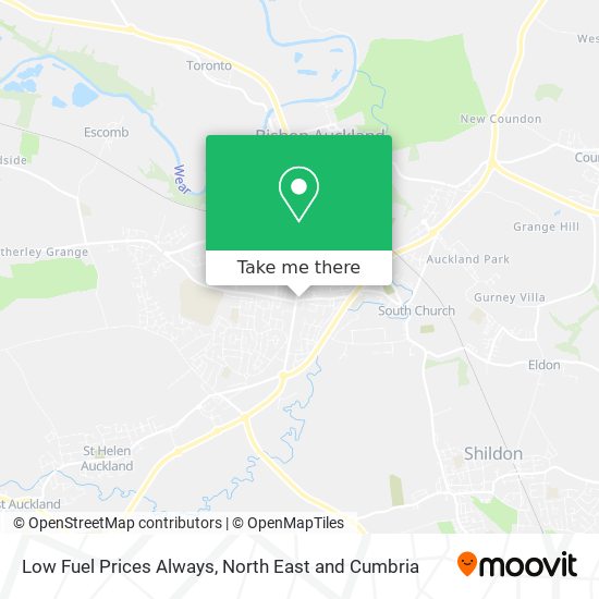 Low Fuel Prices Always map