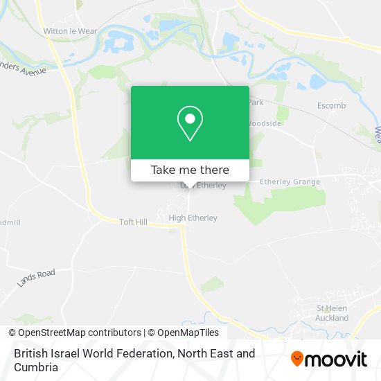 British Israel World Federation map