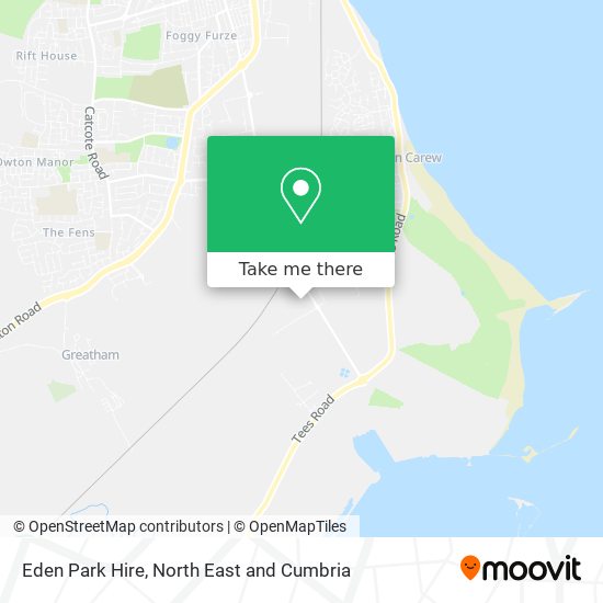 Eden Park Hire map