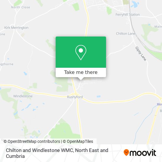 Chilton and Windlestone WMC map
