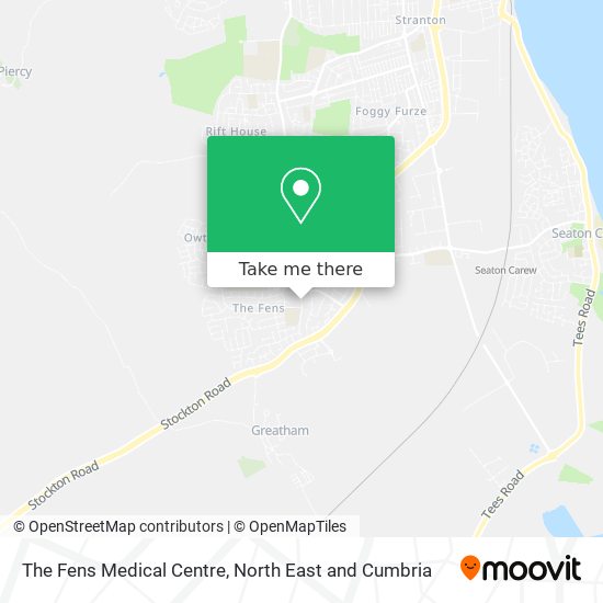 The Fens Medical Centre map
