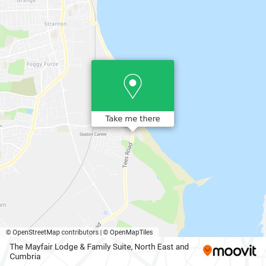 The Mayfair Lodge & Family Suite map