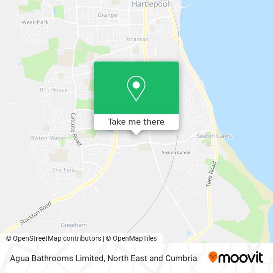 Agua Bathrooms Limited map