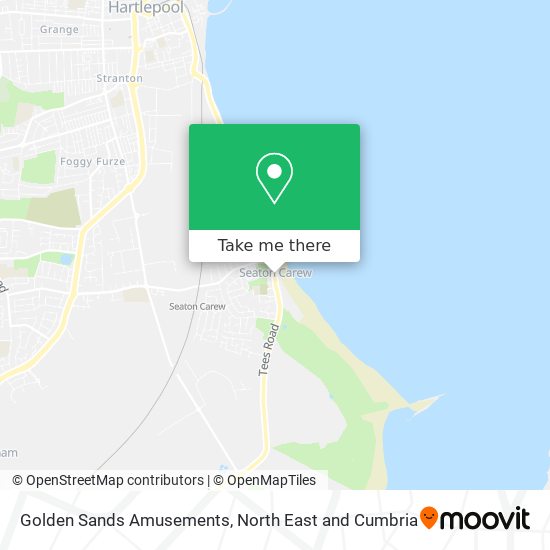 Golden Sands Amusements map