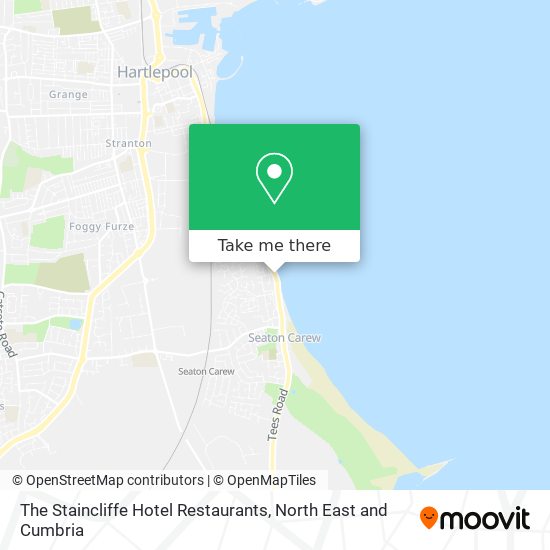 The Staincliffe Hotel Restaurants map