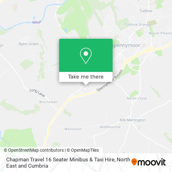 Chapman Travel 16 Seater Minibus & Taxi Hire map