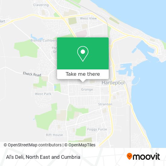 Al's Deli map
