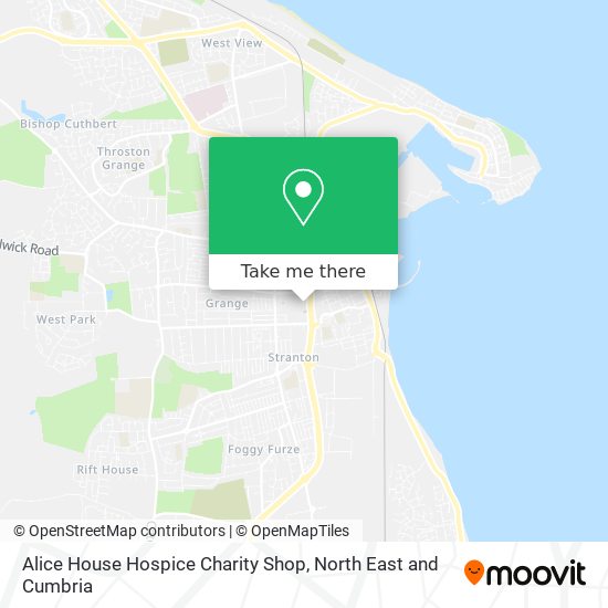 Alice House Hospice Charity Shop map