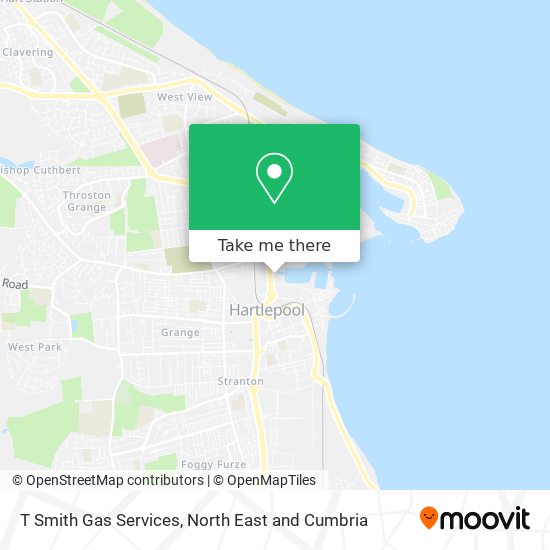 T Smith Gas Services map