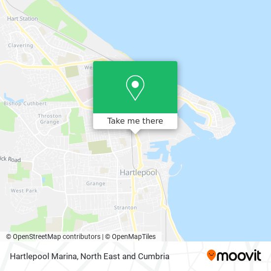 Hartlepool Marina map