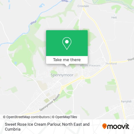 Sweet Rose Ice Cream Parlour map