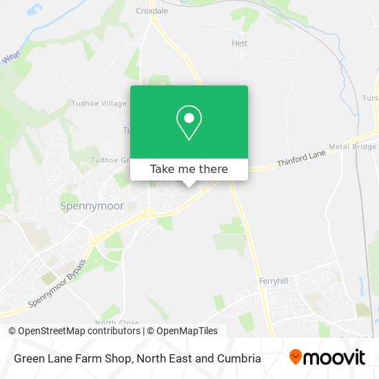 Green Lane Farm Shop map