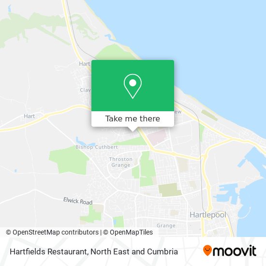 Hartfields Restaurant map