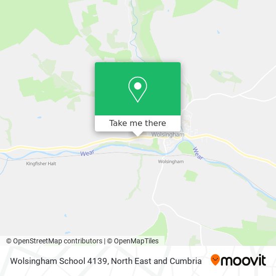 Wolsingham School 4139 map