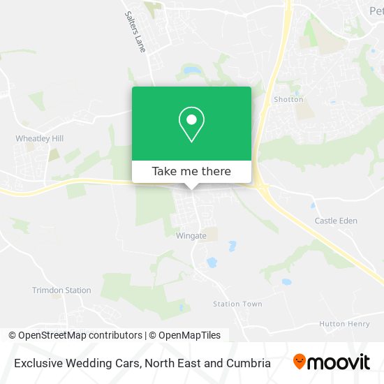 Exclusive Wedding Cars map